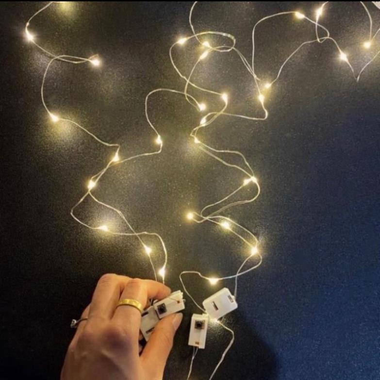 đèn led trang trí chạy bằng pin dùng để trang trí tháp oản, phụ kiện, bó hoa, tiểu cảnh….