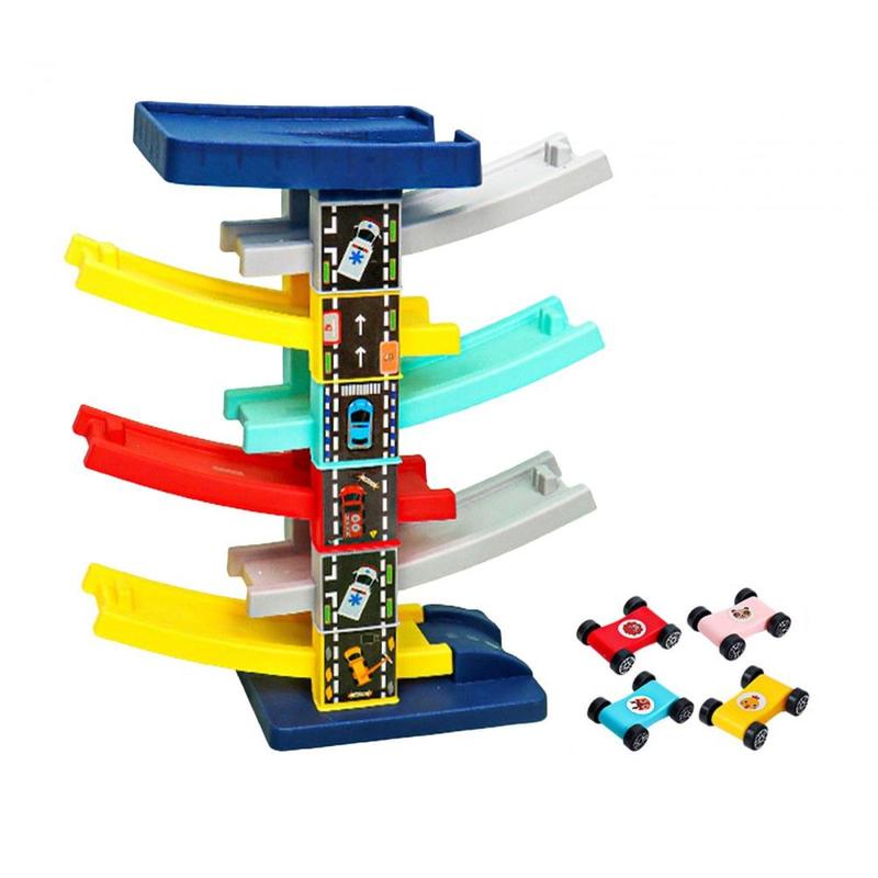 Car Ramp Racer Toy Vehicle Set Development Toys Race Vehicle Slide ...