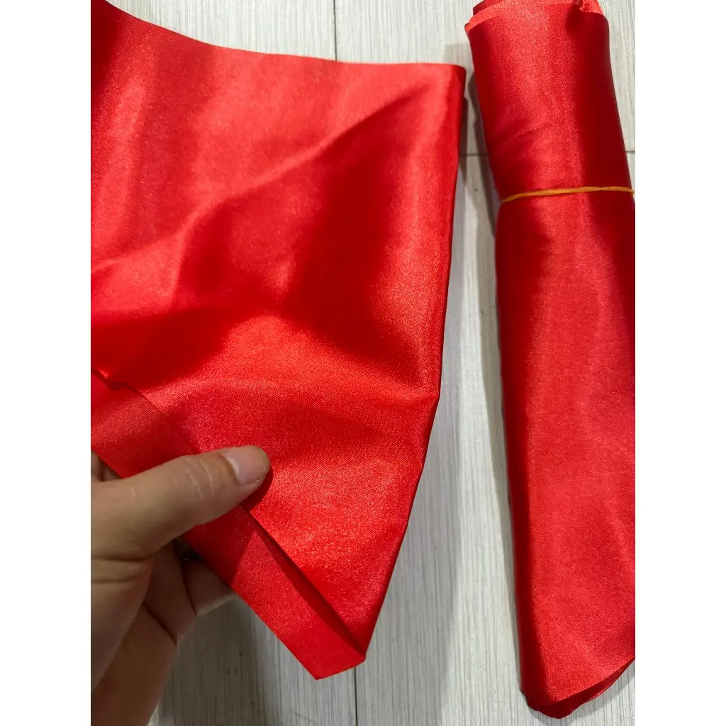 Combo 5 cái Khăn quàng tổng phụ trách vải phi bóng (Dài 1m4)