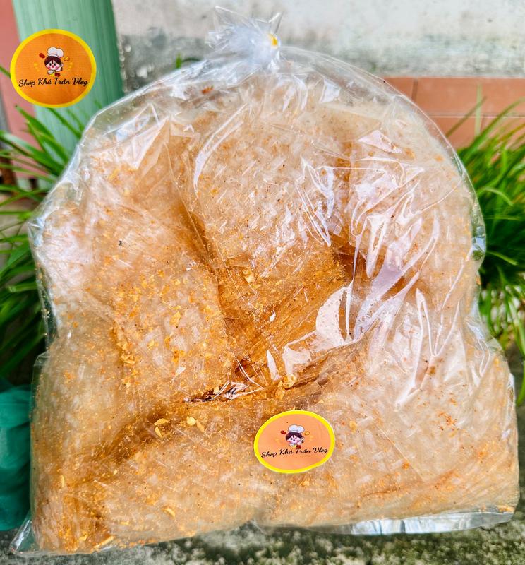 ( 45k ) 600gr Bánh Tráng Trộn Muối Ruốc Tỏi Phi -  Snack Ăn Vặt Food