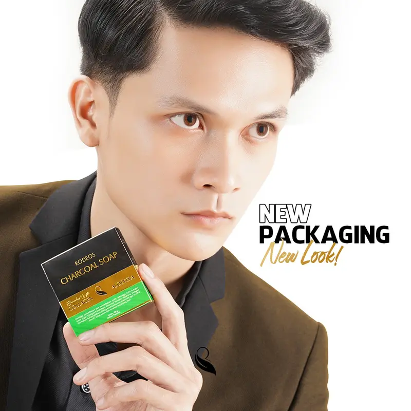 RODEOS Charcoal Soap 80gr + Case - Sabun Cuci Muka Anti Jerawat 5