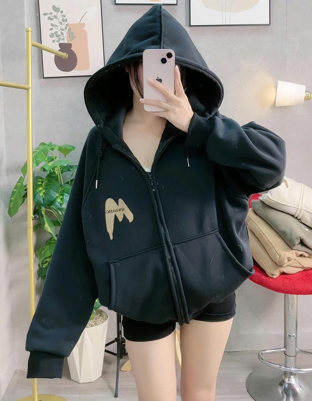 Áo Khoác Nhẹ Nữ Thời Trang Chống Nắng Giữ Ấm Khi Gió Lạnh Về Vải Nỉ Ngoại Cao Cấp Top Jacket Women 1
