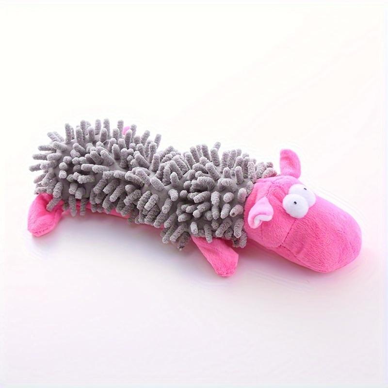 Interactive plush dog toy with squeaking sound for chewing and molar training - the perfect little dog toy for play and dental health 7