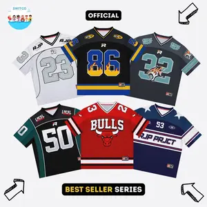 SWITCO | Kaos Jersey Anak Best Seller Series Laki Laki Bahan DryFit Brazil Full Printing Casual Rugby Retro Streetwear Vintage Hockey Perempuan