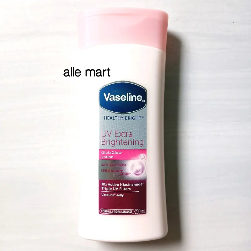 Vaseline Healthy Bright UV Extra Brightening Gluta Glow Hand Body Lotion 400 ml / Handbody Mencerahkan Kulit 4