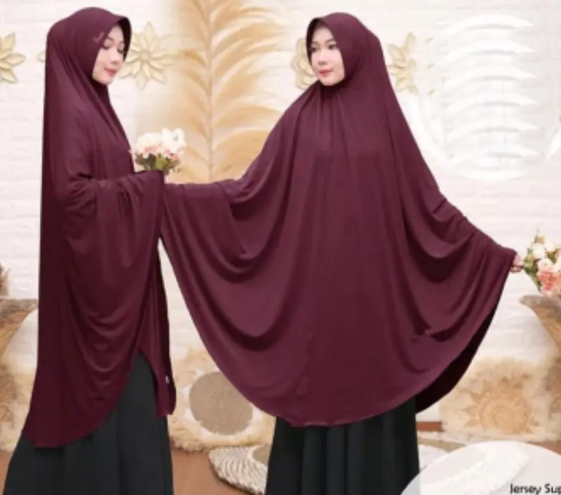 Hijab Syari Jumbo Jilbab Instan jersy premium XXXXL 5