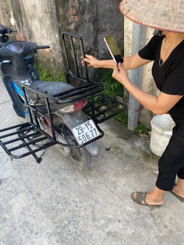 baga chở hàng 2 cánh đa năng, Giá chở hàng 2 cánh dành cho xe máy có lắp mở cốp xe và bình xăng, tuýp D21. chịu tải trọng cao, baga chở hàng cồng kềnh Phụ Kiện xe máy 2