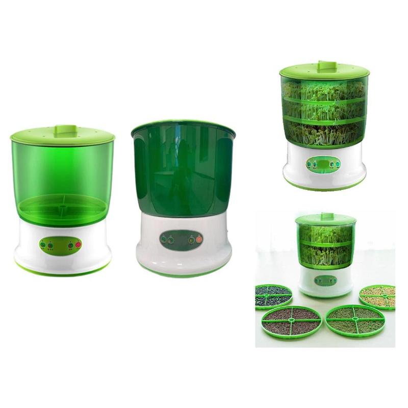 Bean Sprouts Machine,360Degree Sprayer Temperature and Humidity Control Seed Sprouter Sprouts Maker for Soybean DIY Planting 4