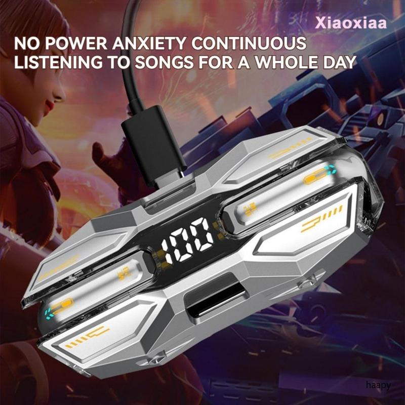 Product Introduction of New Mecha E-Sports Headset - High Quality, Clear Calls. Wireless Bluetooth Headset with Low Latency for Gaming. TWS Wireless Earphone with Bass and Handsfree Function.dsa 15