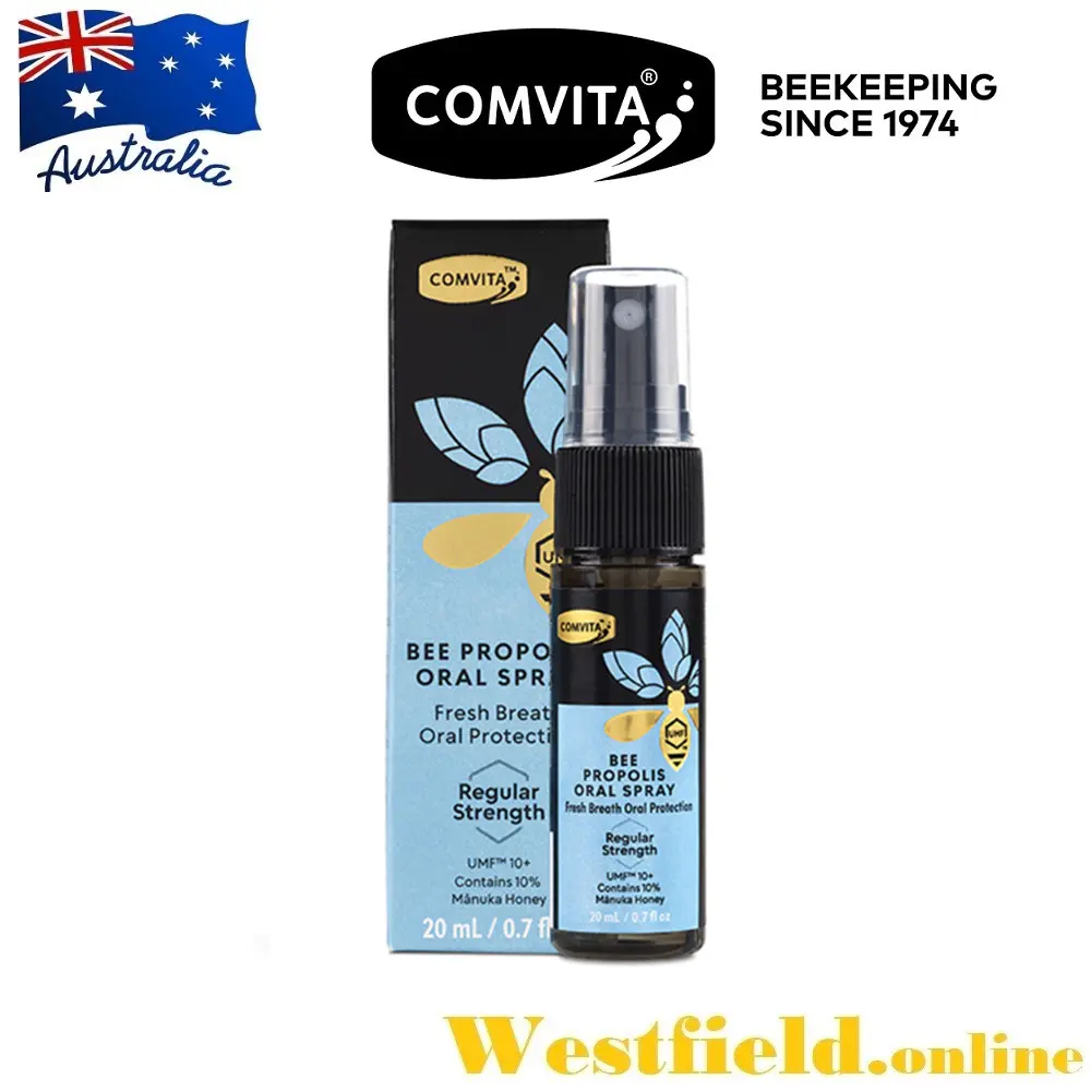 [NZ Import EXP 05/2026] Comvita UMF 10+ Manuka Honey + Propolis Oral Spray ( 20ml )( Made In New Zealand )