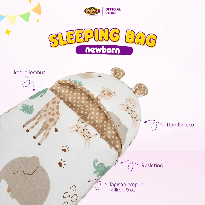 Sleeping Bag Bayi / Selimut Bayi / Kantong Tidur Baby Newborn 2