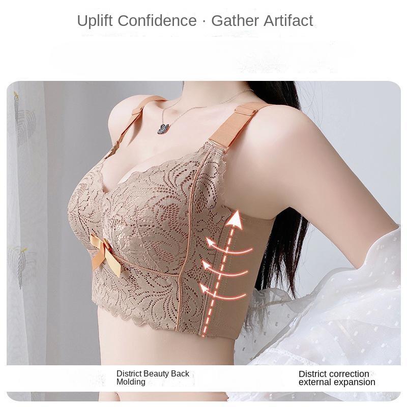 Đồ Lót Có Thể Điều Chỉnh Cỡ Lớn, Với Ngực Lớn Và Áo Ngực Nhỏ Thiết Kế Mỏng Nữ Bra Voi Tua Rua Women 3