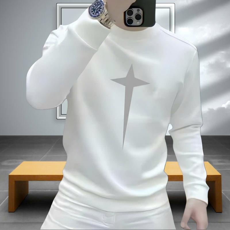 Áo thun nam tay dài form rộng mẫu đẹp Menswear hàng Việt Nam Nhung Hoodie Nỉ