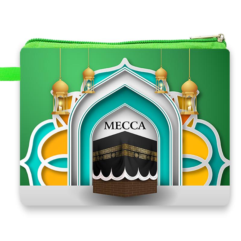 Dompet Mini Pouch Seri Mekkah Oleh-Oleh Souvenir Haji Umroh Dubai Arab Saudi Uni Emirat Arab Madinah Mecca Khalifah 3