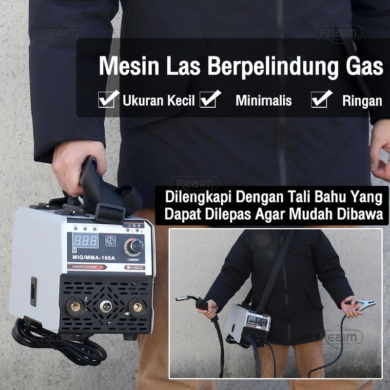 Reaim Mesin Las Mig 450 Watt Las Listrik Welding Machine Mesin Travo Las Listrik Inventer Model: MIG-250 8