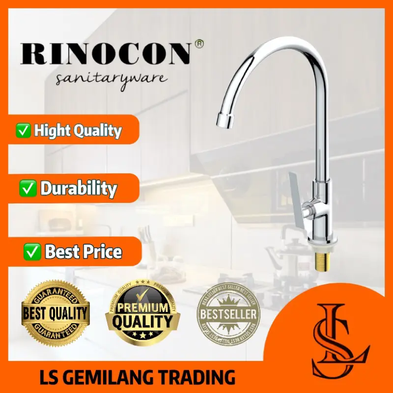 RINOCON FAUCET KITCHEN SINK WATER TAP - TikTok Shop Malaysia