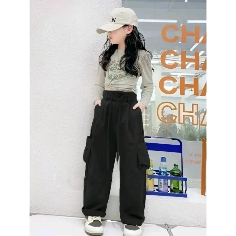 CLANA CARGO TWILL ANAK PEREMPUAN USIA 7-12 THN Polos Celana Cantik 4
