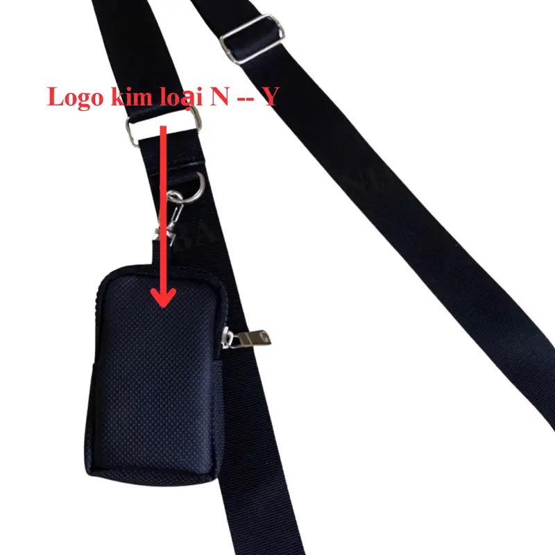 SIZE NHỎ - Túi Đeo Chéo Logo M L P Thời Trang Nam Nữ Chống Thấm Size Dài 21 x 14 x 7cm - WIN BAG SAI GON 6