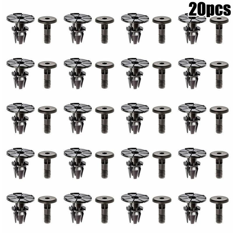 Núm Vít Chốt Che Phía Cửa, Miếng Đệm Nẹp Bệ Dải Đáy, 20 Cặp, Cho BMW 5 & 6 Dòng 2