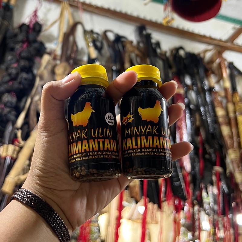 Minyak Buah Ulin Khas Kalimantan isi 60 ml penumbuh rambut/ menghitamkan rambut Hitam Melebatkan Rontok Memanjangkan Penghitam herbal 6