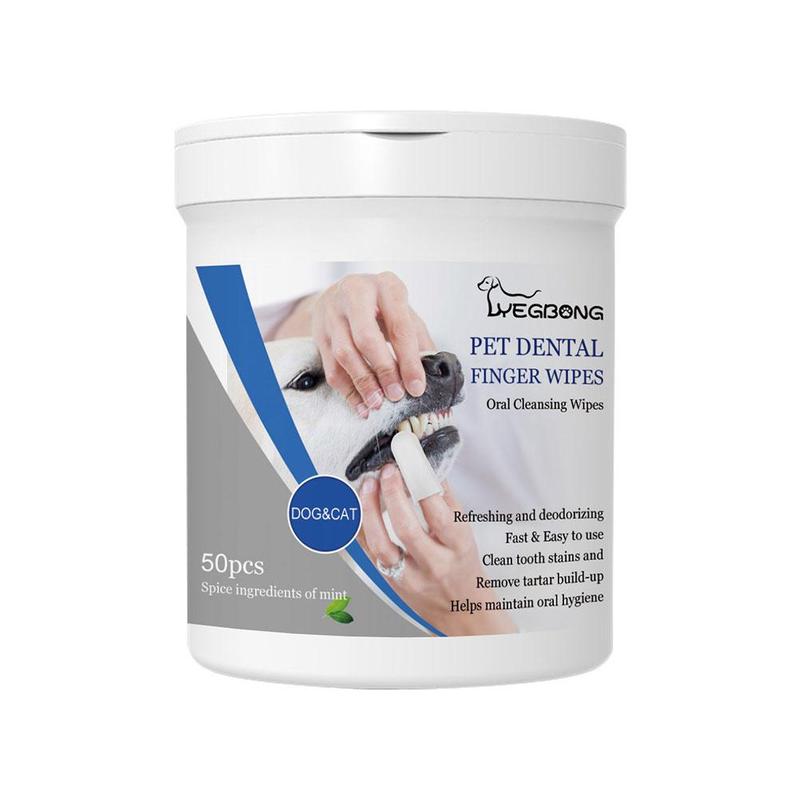 Product Introduction of Oral Care Finger Wipes for Dogs and Cats EasytoUse Pet Teeth Cleaning Solution for Fresh Breath L8B9 17