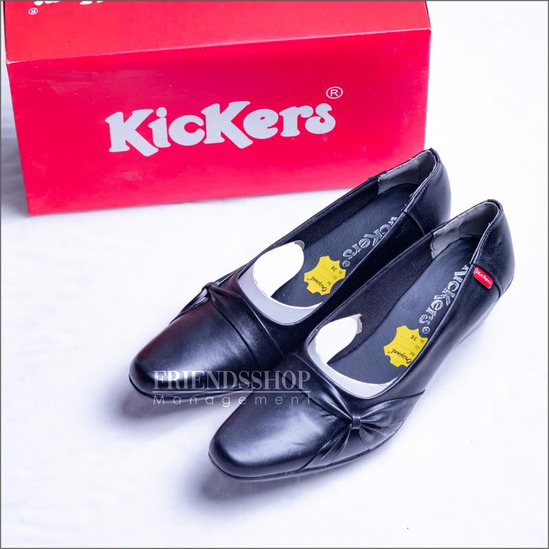 Sepatu Pantofel Cewek Sepatu Kickers Sepatu Kerja Sepatu Formal Sepatu Kickers Sepatu Bahan Kulit Asli 2