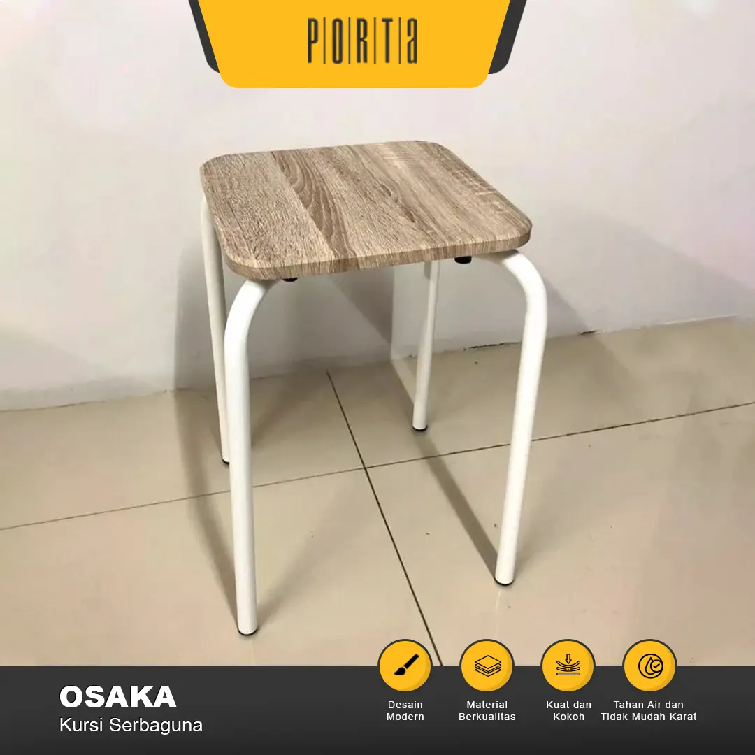 KURSI CAFE TERAS SANTAI BANGKU MAKAN MINIMALIS OSAKA - PORTA