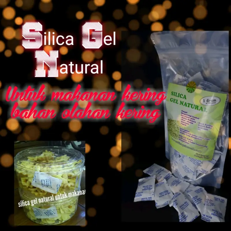 Silika gel natural Silica gel khusus makanan kering dan bahan olahan kering 4
