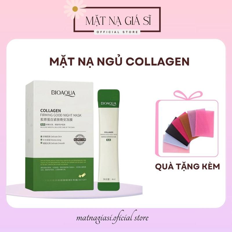 [Combo 2 Hộp] mặt nạ ngủ Collagen Bioaqua Cấp Ẩm Căng Bóng -matnagiasi Skincare Nữ