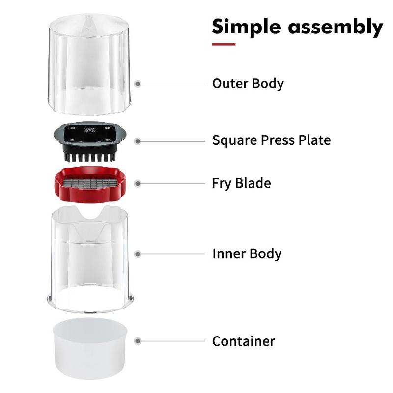 Product Introduction of Multifunctional Fast Cutting Fruits Slicer Cup Several Slicing Options Core Removal Slicing Tool Precise Fruits Slicer 17
