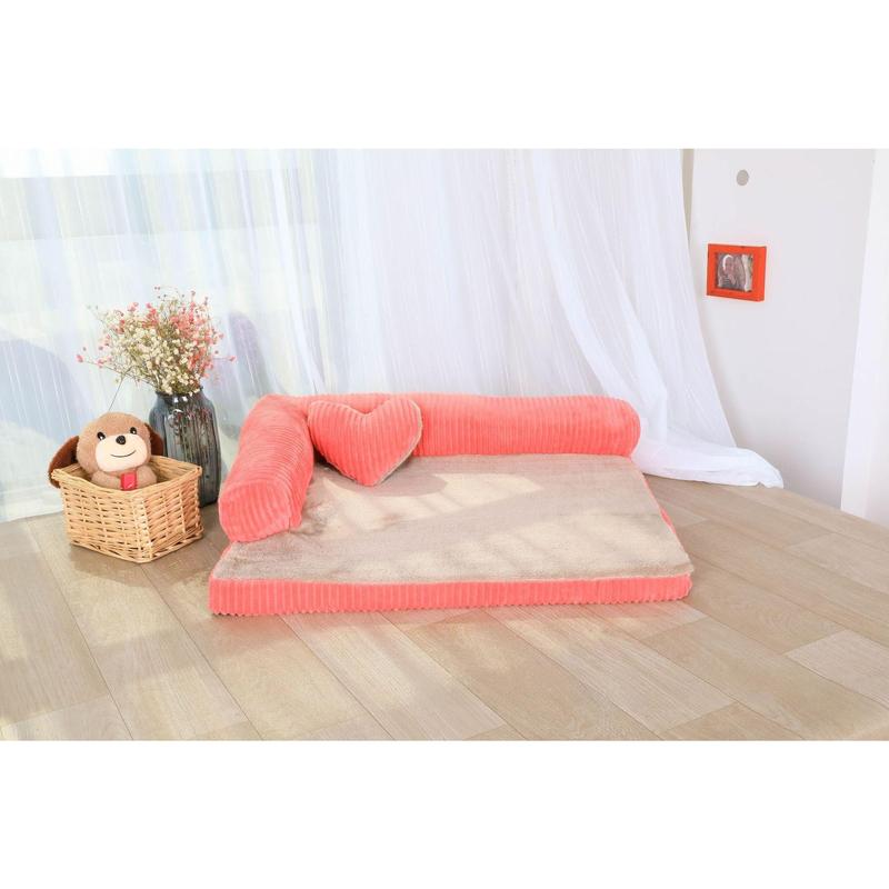 Nhà cho chó, Hoàn toàn có thể tháo rời và giặt được, Ghế Sofa cho chó, Thích hợp cho chó Lớn, Trung Bình và Nhỏ Giường cho thú cưng, Nhà cho chó 7