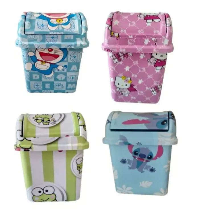 Tempat Sampah Karakter doraemon/hellokitty/keropi/Lol / 5 LITER