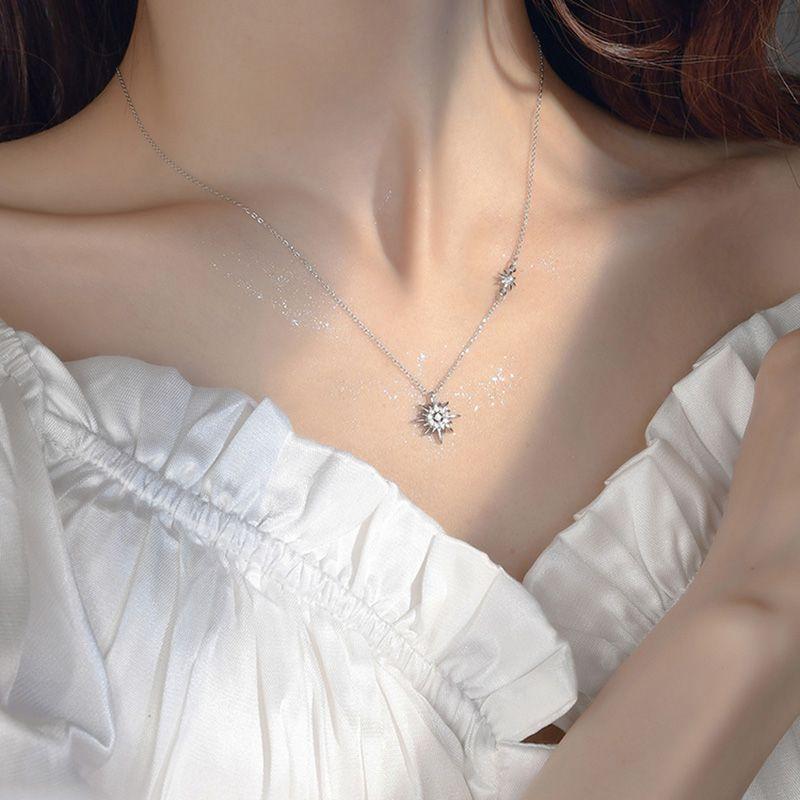 Vòng Cổ Hoa Hướng Dương Ngôi Sao Mặt Trăng Mặt Trời, Xiaohongshu Cùng Phong Cách, Cảm Giác Cao Cấp Độc Đáo Quà Tặng Cho Bạn Gái, Quà Sinh Nhật Bạn Thân Trang Sức Jewelry 3