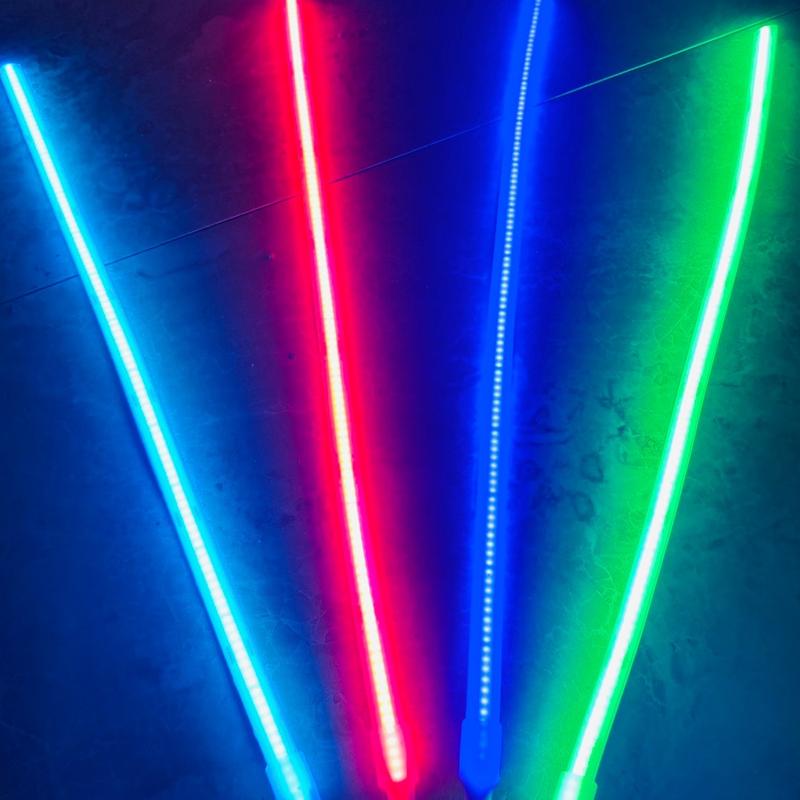 Dây LED COB phiên bản dầy đặc silicon chống hấp hơi cho xe ôtô - 12v/24v - Đèn