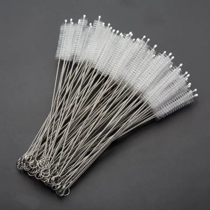 Que Cọ Rửa Dài 24cm Ống Hút Vệ Sinh Ống Hút Inox