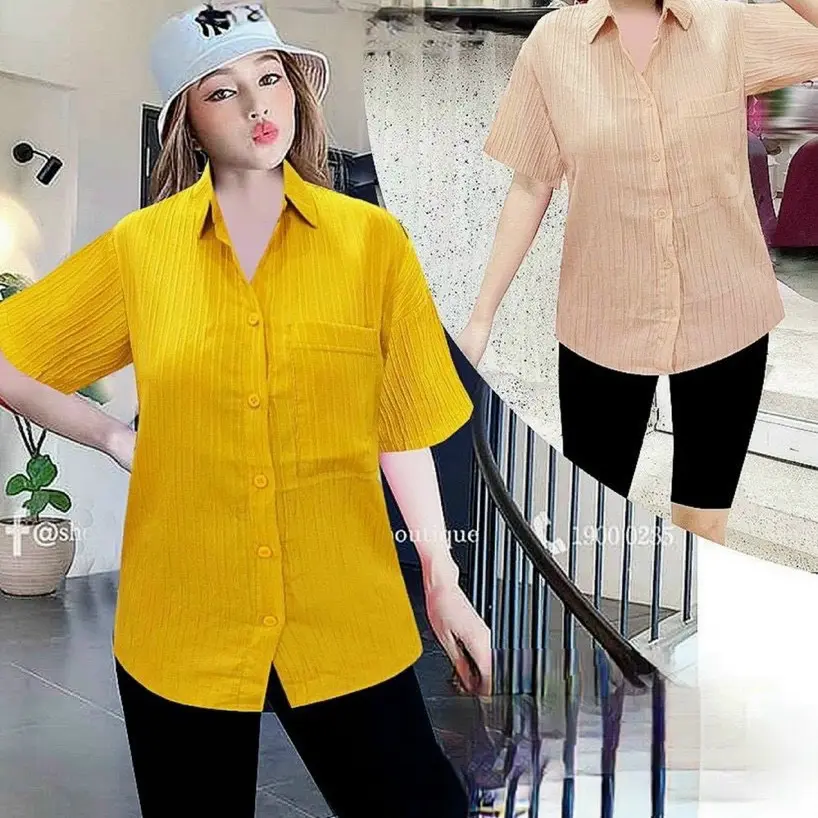 Bộ ngố sơ mi Trơn