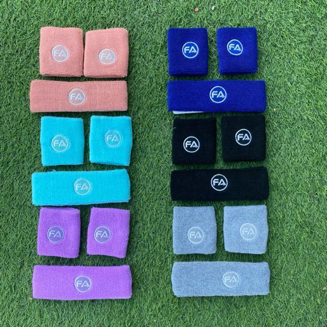 Băng Cổ Tay Nam Nữ Thấm Mồ Hôi Bảo Vệ Cổ Tay Khi Chơi Bóng Rổ Cầu Lông Tennis Pickleball Tập Gym Chạy Bộ Cao Cấp FA