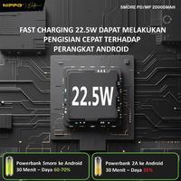 Gambar Hippo Powerbank Smore PD 22,5W 20000mAh Quick Fast Charging Power Bank Type C Power Delivery QC 5 2 Port Output USB A USB C dari Hippo Indonesia Kota Administrasi Jakarta Pusat 5 Tokopedia