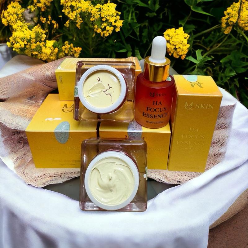[D7-MQ SKIN]Combo[ KEM CỐT TRẮNG và SERUM ABUTIN HA] Hỗ Trợ[ Dữơng Trắng , hồi da, , giảm xạm, nám, thâm,mụn] Tất cả các loại da Cấp nước Axit hyaluronic Skincare 3