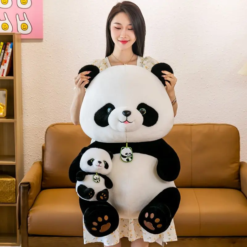 Búp Bê Gấu Trúc, Mô Phỏng, Lớn Và Nhỏ, Đồ Chơi Nhồi Bông, Kho Báu Quốc Gia, Nhận Quà Sinh Nhật Cho Bé Gái, Ragdoll Miễn Phí 8