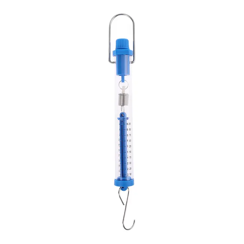 Labs Newton Force Meter Spring Scale Dual Scale Labeled Transparent ...