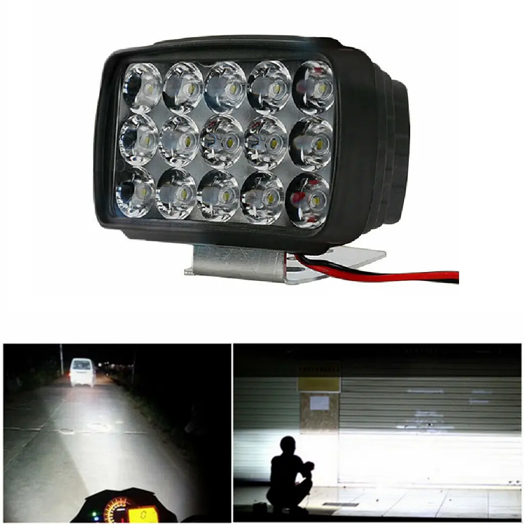 Bộ Đèn Pha Led Sử Dụng Chiếu Xa Cho Xe Máy, Xe Ô tô, Xe Cơ Giới 12V-36V 30W Chống Nước