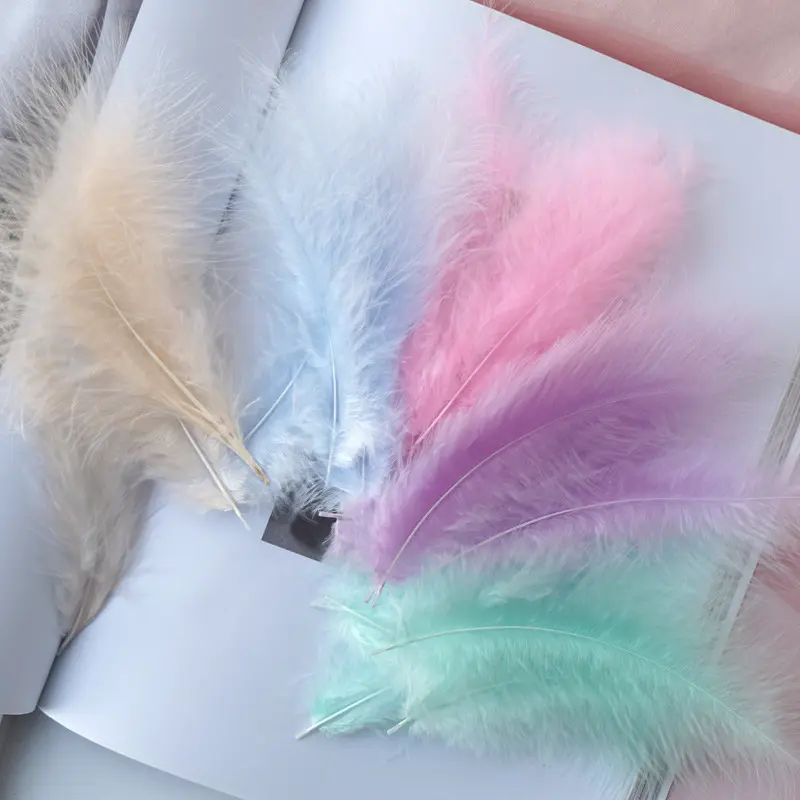 Lông Vũ Tự Nhiên, Đầy Màu Sắc, 50 Cái, 10-15cm, Thích Hợp Để Đồ Thủ Công Tự Làm, Đồ Trang Trí Váy Cưới