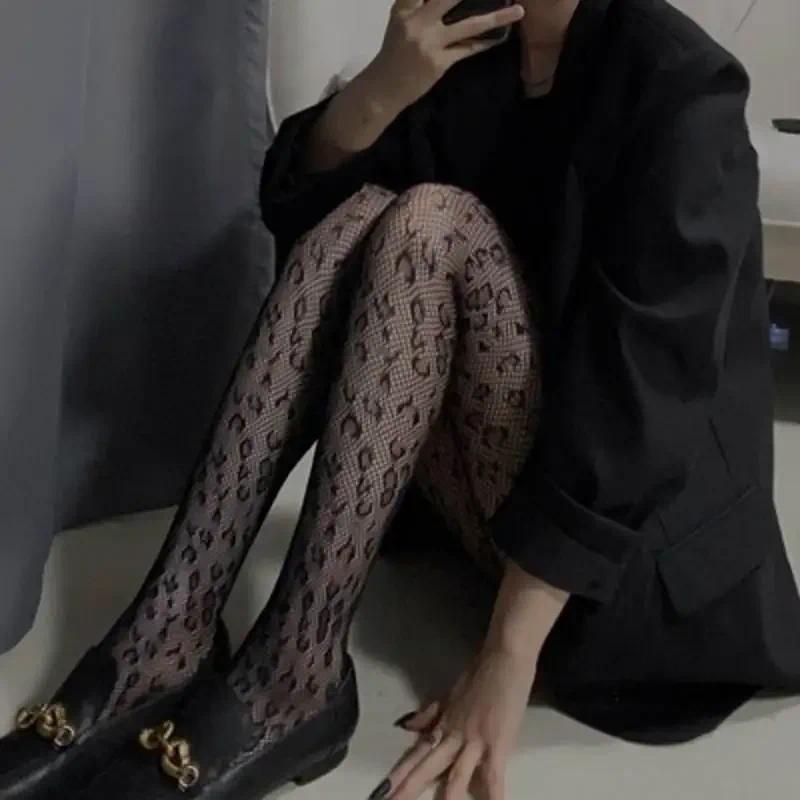 Product Introduction of Tất lưới, phong cách Gothic Lolita, quần tất lưới cho phụ nữ, quần tất lưới, quần tất Y2k, với quần legging họa tiết hoa, đồ lót gợi cảm 32
