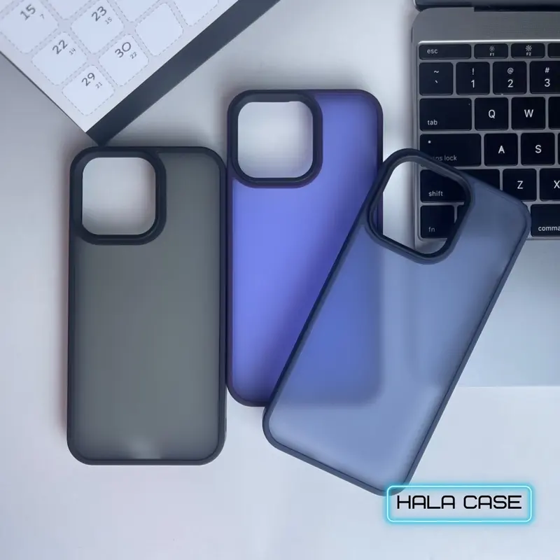 Ốp nhám 3 màu, chống vân tay, chống trầy xước, chống sốc 2M và chống trơn tuột cho Iphone Phụ Kiện 0