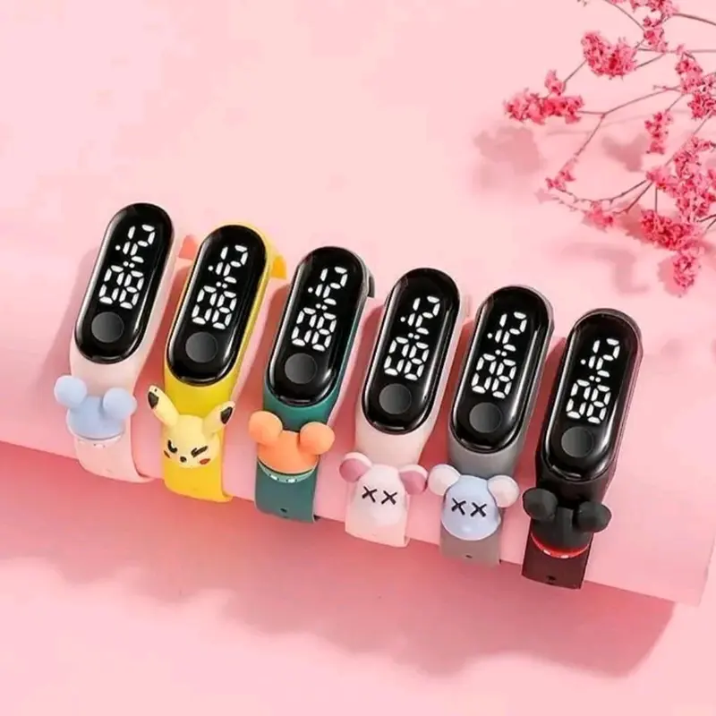 Jam Tangan Anak LED Digital Karakter Kartun Digital / Jam Anak Karakter LED Digital 0
