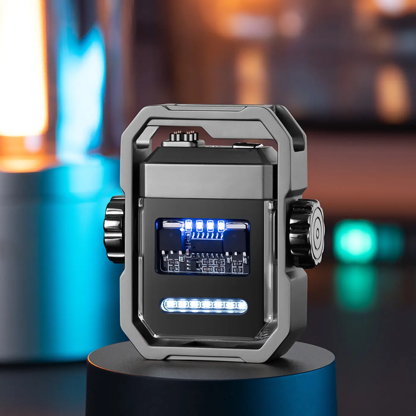 Đèn pin LED mini đa năng kết hợp bật plasma chống nước