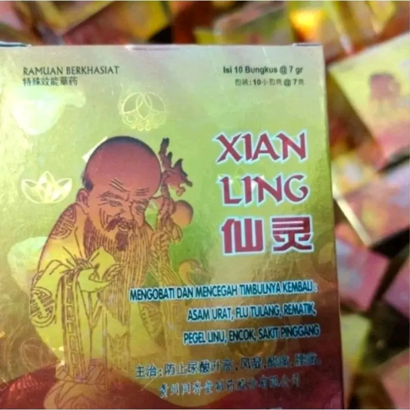 Xian Ling Herbal Tea Drink 10 sachets in 1 box Indonesia Organic ...