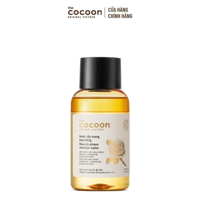 Dầu tẩy trang hoa hồng Cocoon tẩy sạch makeup chuyên nghiệp & dưỡng ẩm 140ml