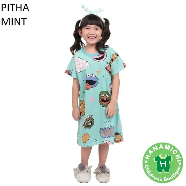 Kiminori PITHA Dress Baju Anak Perempuan Lengan Pendek 0